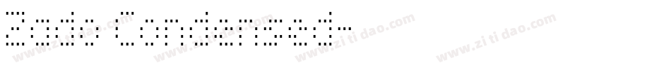 Zado Condensed字体转换